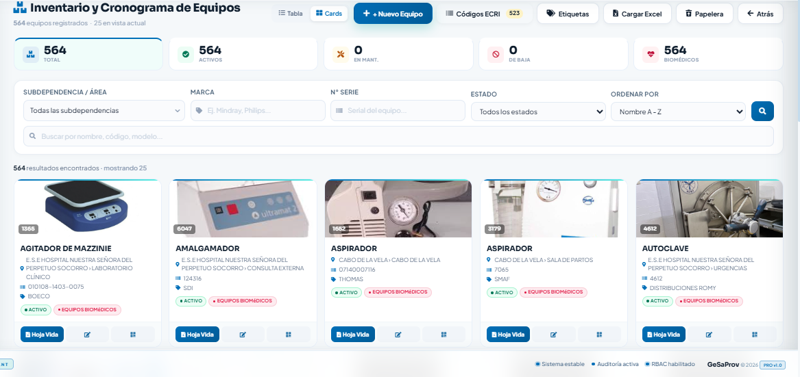 Gestión de Activos e Inventario